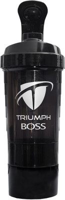 

Triumph Boss Full Black 500 ml Shaker(Pack of 1, Black)