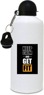 

Juvixbuy Keep Calm And Get Fit Don't Ever Give Uo (Ever) White Sipper / Water Bottle With Free 1 Cap ( Aluminium ) 750ml 750 ml Sipper(Pack of 1, Multicolor)