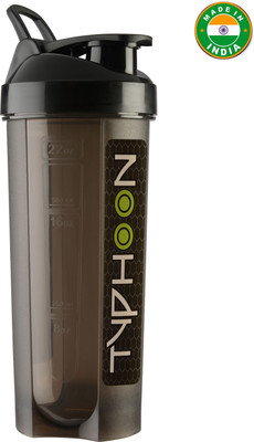 HAANS Typhoon Gym Shaker Black Colour 700 ml Shaker(Pack of 1, Black)