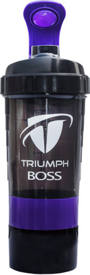 

Triumph Boss Black,Purple 500 ml Shaker(Pack of 1, Black, Purple)