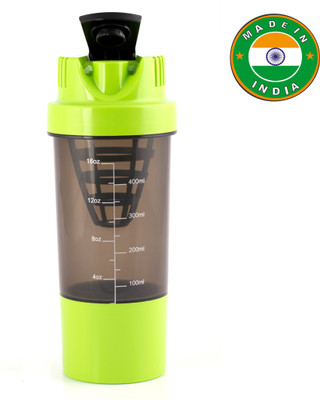 

HAANS Shakeit 500 ml Shaker(Pack of 1, Green)