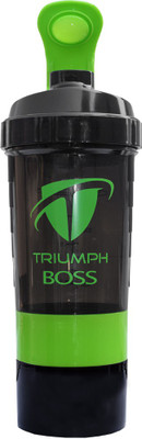 

Triumph Boss Black,Lime 500 ml Shaker(Pack of 1, Black, Green)