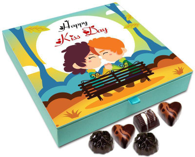 

Chocholik Kiss Day Gift Box - Happy Kiss Day Chocolate Box - 9pc Truffles(108 g)