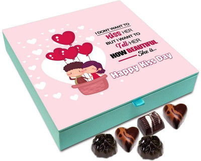 

Chocholik Kiss Day Gift Box - I Want To Tell Her How Beautiful She Is Chocolate Box - 9pc Truffles(108 g)