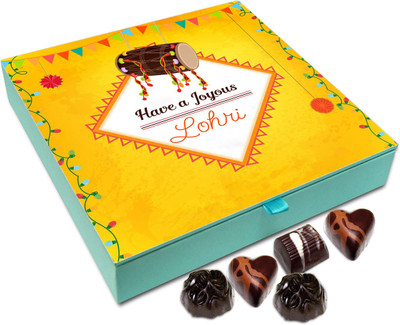 

Chocholik Lohri Gift Box - Have A Joyous Lohri Chocolate Box - 9pc Truffles(108 g)