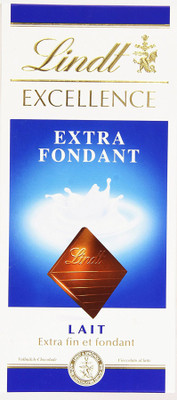 

Lindt Excellence Milk Chocolate Extra Creamy, 100 Grams Bars(100 g)