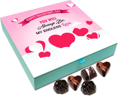 

Chocholik Valentines Day Gift Box - You Will Always Be My Endless Love Chocolate Box - 9pc Truffles(108 g)
