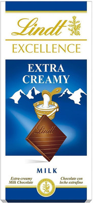 

Lindt Excellence Extra Creamy Milk Chocolate 100gms- Combined with 2 Natural Yellow LED DIYA Bars(100 g)