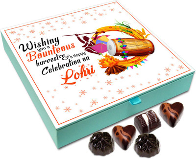 

Chocholik Lohri Gift Box - Wishing You A Bounteous Harvest On Lohri Chocolate Box - 9pc Truffles(108 g)