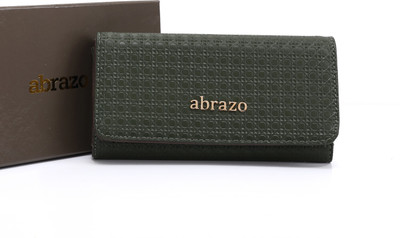 

ABRAZO Casual Green Clutch