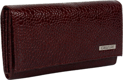 

CREATURE Casual Maroon Clutch