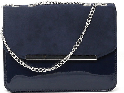 

LONDON RAG Party Blue Clutch