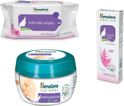 

Himalaya Intimate Wipes, Soothing Body Butter, Intimate Wash(Set of 3)