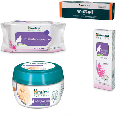 

Himalaya Soothing Body Butter, V-Gel, Intimate Wipes, Intimate Wash(Set of 4)