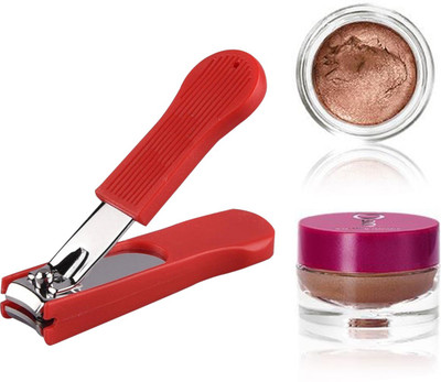 

Oriflame Sweden The ONE Colour Impact Cream Eye Shadow 4g ( Rose Gold - 30745 ) With Nail Cutter(Set of 2)