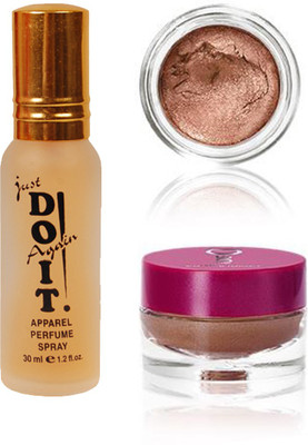 

Oriflame Sweden The ONE Colour Impact Cream Eye Shadow 4g ( Rose Gold - 30745 ) With Just Doit Parfume 30ml(Set of 2)