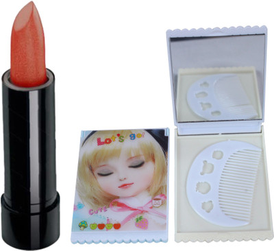 

Oriflame Sweden Pure Color on the go Lipstick 2.5g (Coral Rose-23545) With Mirror Comb(Set of 3)