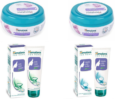 

Himalaya Soothing Body Butter, Anti Rash Cream, Nipple Care Butter(Set of 4)