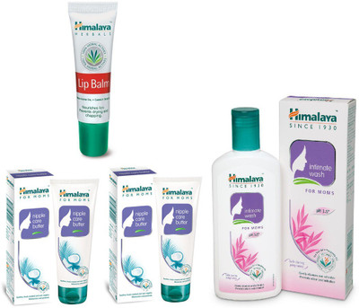 

Himalaya Nipple Care Butter, Lip Balm, Intimate Wash(Set of 4)