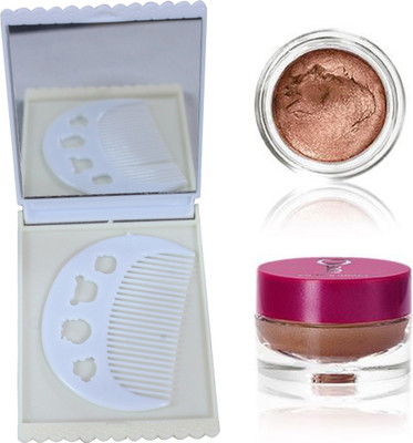 

Oriflame Sweden The ONE Colour Impact Cream Eye Shadow 4g ( Rose Gold - 30745 ) With Comb & Mirror Set(Set of 3)