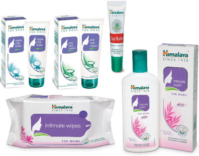 

Himalaya Nipple Care Butter, Anti Rash Cream, Lip Balm, Intimate Wipes, Intimate Wash(Set of 5)