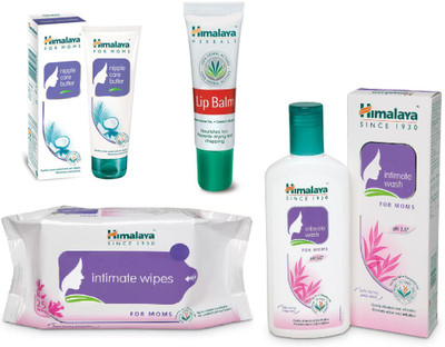 

Himalaya Nipple Care Butter, Lip Balm, Intimate Wipes, Intimate Wash(Set of 4)