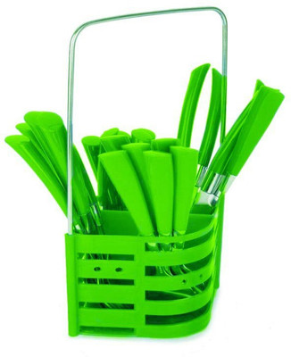 

ShopyBucket Latest Design Sweety Designer Cutlery Set,24 Pieces (Green) Stainless Steel Cutlery Set(Pack of 1)