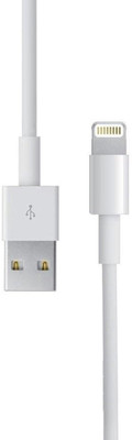 

Ipackk pple Iphne 5SE Fast Charging And Data Transfering Lightning Cable(White)