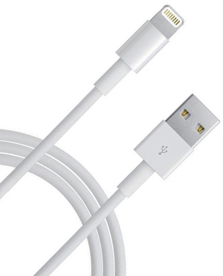 

Ipackk pple Ipone 7 Plus Fast Charging And Data Transfering Lightning Cable(White)