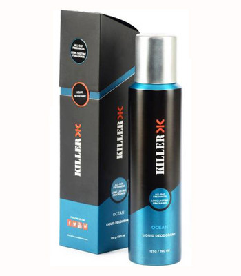 

Killer Liquid Ocean Deodorant Spray - For Men(150 ml)