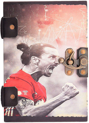 

Craft Club Regular Diary(Handmade 100% recycled cotton paper diary in football theme, Multicolor)