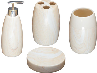 

The Art Affair Ceramic Bathroom Set
