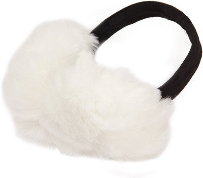 

FabSeasons Faux Fur Winter Outdoor Accessory Foldable Ear Muffs / Warmer for Girls & Women for protection from Cold, Ideal Head /Hair Accessory during winters Ear Muff(Pack of 1), White