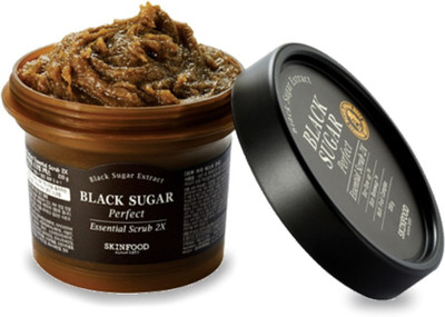 

Skinfood Black Sugar Perfect Essential Scrub Face Care Exfoliate Smooth Skin Revitalize Mask Moisturize Deep Cleansing(210 g)
