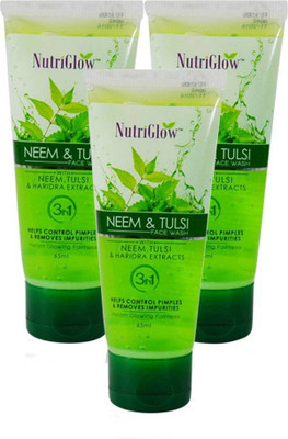 

NutriGlow Neem & Tulsi Face Wash (Pack of 3) Face Wash(65 ml)