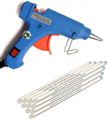 

Upkaran Small 20W Hot Glue Gun with 10 Sticks(Standard Size 10inch) For Decoration and Art work Standard Temperature Corded Glue Gun(7 mm)