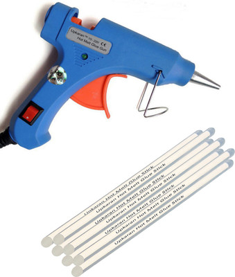 

Upkaran Small 20W Hot Glue Gun with 7 Sticks(Standard Size 10inch) For Decoration and Art work Standard Temperature Corded Glue Gun(7 mm)