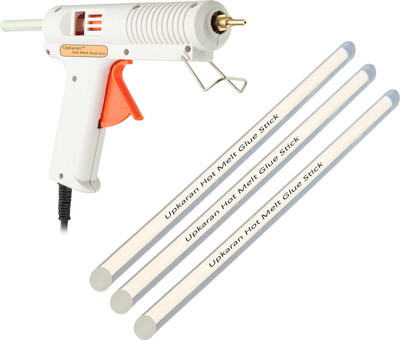 

Upkaran Multi Watt - Adjustable Multi Temperature 150 Watt GG150W 220V Electronic Glue Gun with 3 Bonding Glue Sticks For High-Tech Quick Repairs Adjustable Temperature Corded Glue Gun(11 mm)