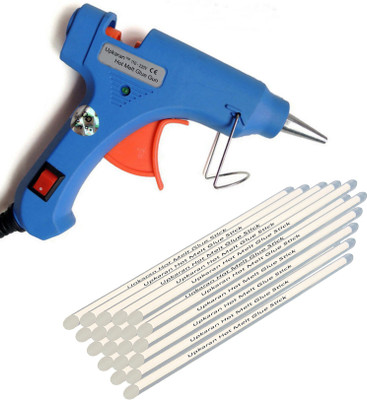 

Upkaran Small 20W Hot Glue Gun with 20 Sticks(Standard Size 10inch) For Decoration and Art work Standard Temperature Corded Glue Gun(7 mm)