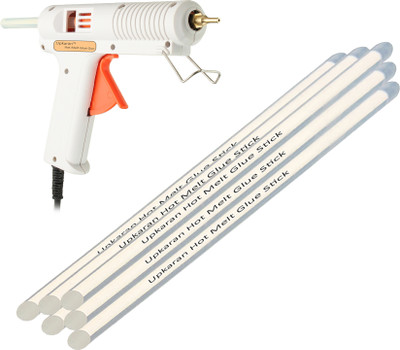 

Upkaran Multi Watt - Adjustable Multi Temperature 150 Watt GG150W 220V Electronic Glue Gun with 6 Bonding Glue Sticks For High-Tech Quick Repairs Adjustable Temperature Corded Glue Gun(11 mm)
