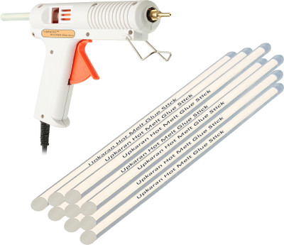 

Upkaran Multi Watt - Adjustable Multi Temperature 150 Watt GG150W 220V Electronic Glue Gun with 9 Bonding Glue Sticks For High-Tech Quick Repairs Adjustable Temperature Corded Glue Gun(11 mm)