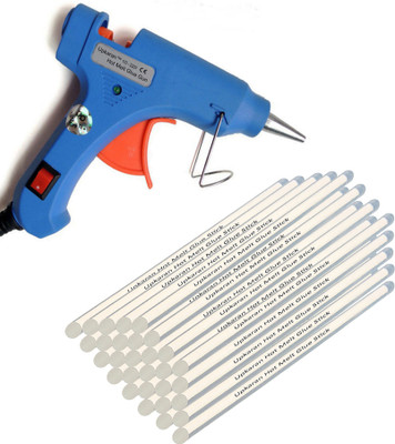 

Upkaran Small 20W Hot Glue Gun with 30 Sticks(Standard Size 10inch) For Decoration and Art work Standard Temperature Corded Glue Gun(7 mm)