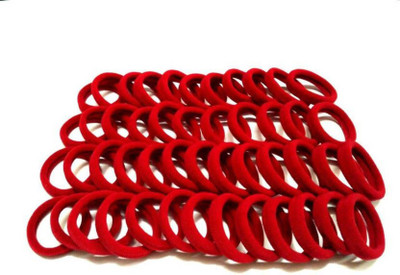 

Shop & Shoppee Pack of Medium size 30 pcs soft & Quality hair bands Hair Band, Rubber Band(Red)