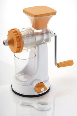

ShopyBucket Real Apex Fruit & Vegetable Clear Barrel Juicer Multipurpose Hand Juicer pack of 1 Plastic Hand Juicer(Orange Pack of 1)