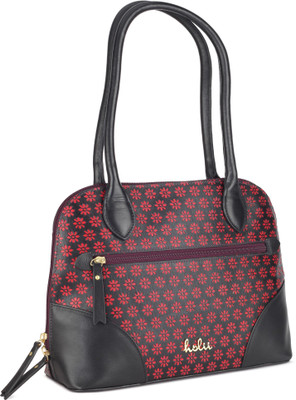 Holii Shoulder Bag(Red, Black), Black;red