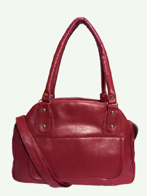 Nizbha Collection Hand-held Bag(Maroon)