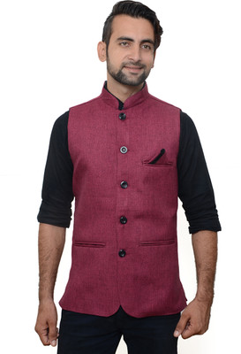 

Hartmann Woven Men' Waistcoat, Mauve