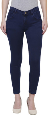 Loukut Fashion Slim Women Dark Blue Jeans