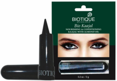 

Biotique Bio Kajal Nourishing and Conditioning Eye Kaajal with Almond Oil (Pack Of 2) (3*2=6gm)(Black)