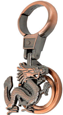 

Faynci First legendary creature metallic brown High Quality Dragon Snake Theme Locking Keychain Key Chain